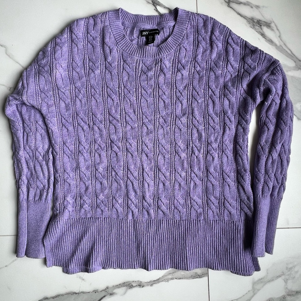 JNY Jones New York crew neck sweater size small